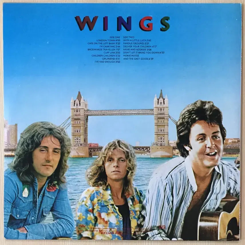 [BUNJANG] Wings London Town Import LP / (수입LP) Wings / London Town