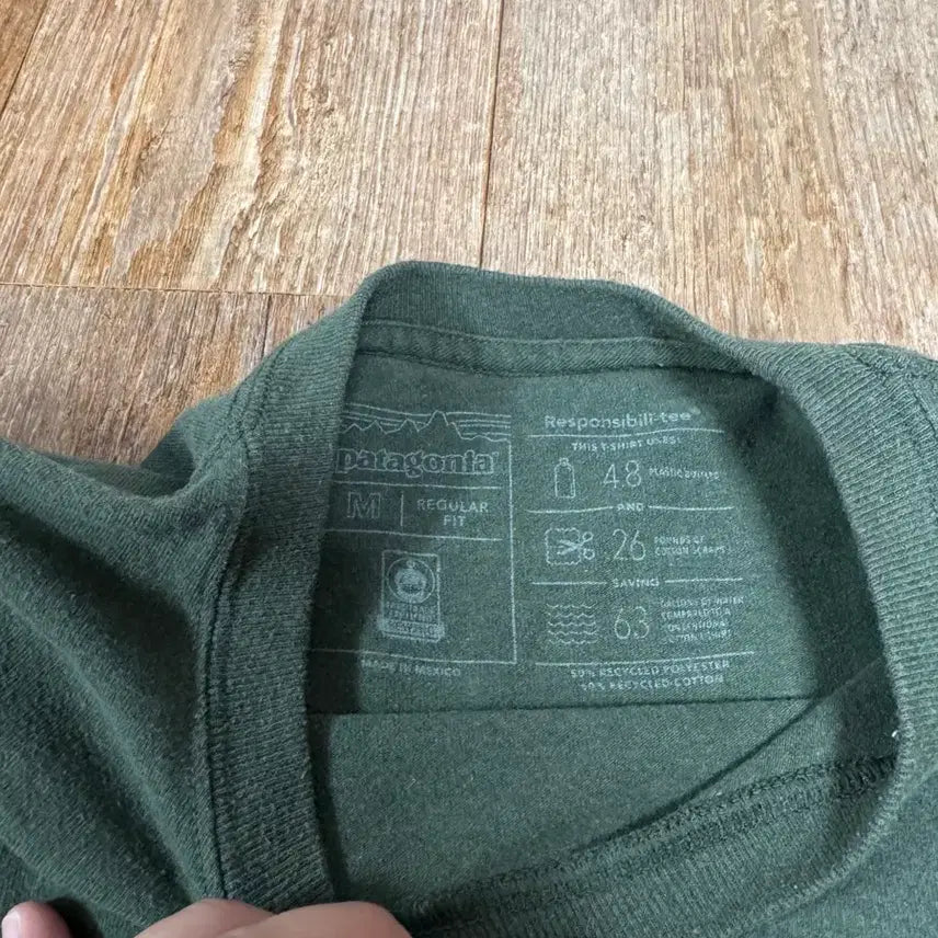 [BUNJANG] Patagonia P-6 Long Sleeve T-Shirt / 파타고니아 P-6 롱슬리브 긴팔 티셔츠 반팔 리스판서빌리티 폴로랄프로렌