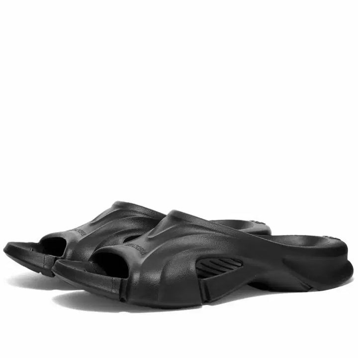 [BUNJANG] Balenciaga Rubber Mould Slide Sandals Black / 발렌시아가 러버 몰드 슬라이드 블랙