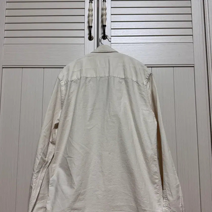 [BUNJANG] Ami Ivory Small Logo Heart Comme des Garcons Porter Polo Shirt / 아미 셔츠 아이보리 스몰로고 하트 꼼데가르송 포터리 폴로 반팔 긴팔 정장