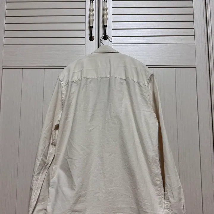 [BUNJANG] Ami Ivory Small Logo Heart Comme des Garcons Porter Polo Shirt / 아미 셔츠 아이보리 스몰로고 하트 꼼데가르송 포터리 폴로 반팔 긴팔 정장