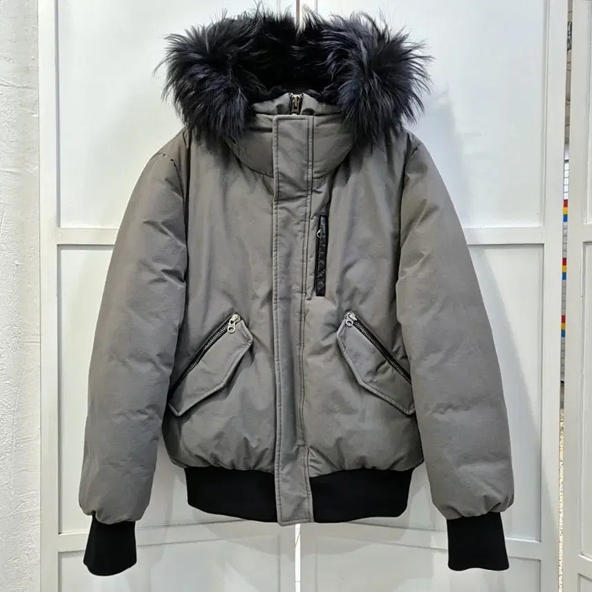 [BUNJANG] Mackage Dixon Black Fur Short Down Jacket / 맥케이지 딕슨 블랙퍼 숏패딩 남성40