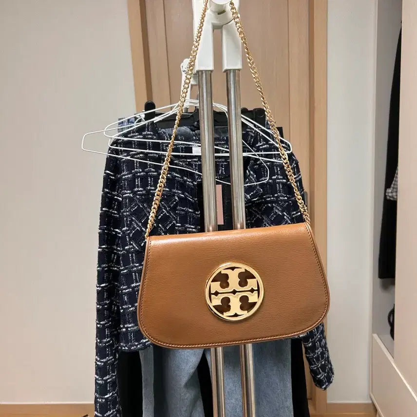 [BUNJANG] Tory Burch Reva Convertible Clutch Shoulder Bag / 1회착 토리버치 리바 컨버터블 클러치 숄더