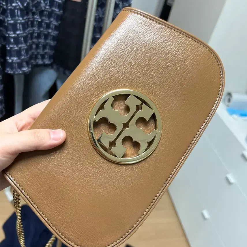 [BUNJANG] Tory Burch Reva Convertible Clutch Shoulder Bag / 1회착 토리버치 리바 컨버터블 클러치 숄더