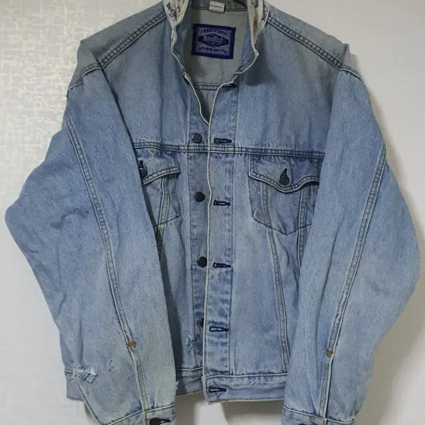 [BUNJANG] Hard Rock Cafe Denim Jacket Las Vegas L / 하드락 카페 데님 자켓 라스베가스 L 105
