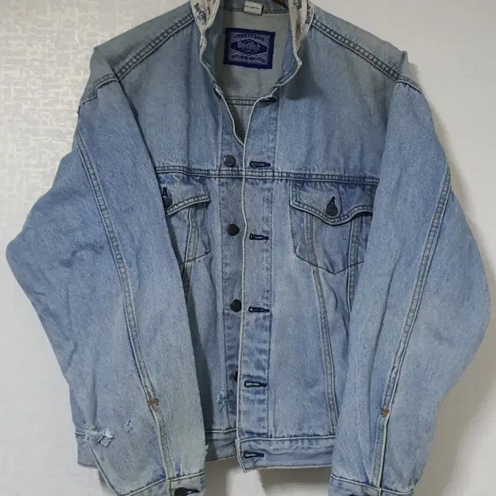[BUNJANG] Hard Rock Cafe Denim Jacket Las Vegas L / 하드락 카페 데님 자켓 라스베가스 L 105
