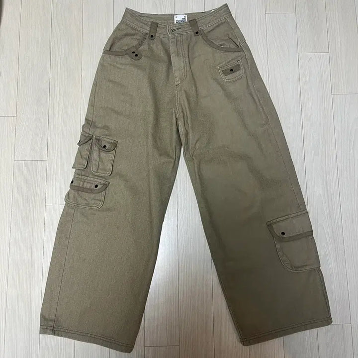 [BUNJANG] The Coldest Moment Cargo Pants Beige S / 더콜디스트모먼트 카고 팬츠 베이지 S