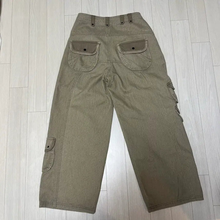 [BUNJANG] The Coldest Moment Cargo Pants Beige S / 더콜디스트모먼트 카고 팬츠 베이지 S