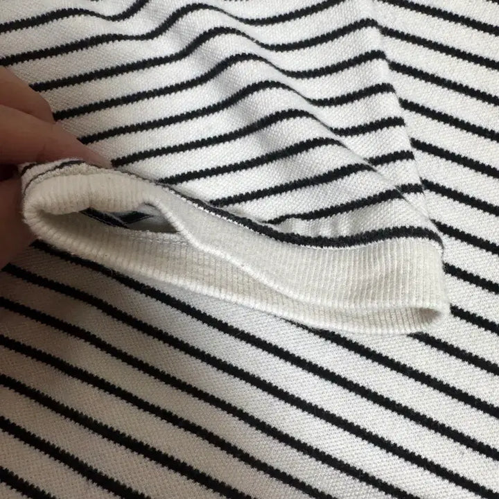 [BUNJANG] Blankroom Pique Striped Long Sleeve T-Shirt / 블랭크룸 피케 스트라이프 롱슬리브 티셔츠 긴팔 반팔 러프사이드 무신사