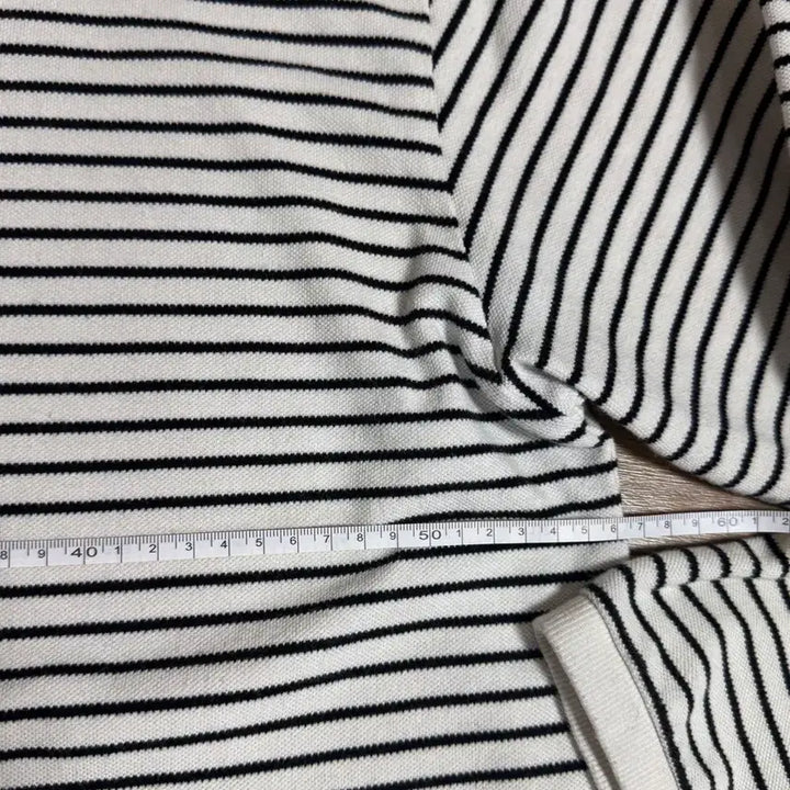 [BUNJANG] Blankroom Pique Striped Long Sleeve T-Shirt / 블랭크룸 피케 스트라이프 롱슬리브 티셔츠 긴팔 반팔 러프사이드 무신사