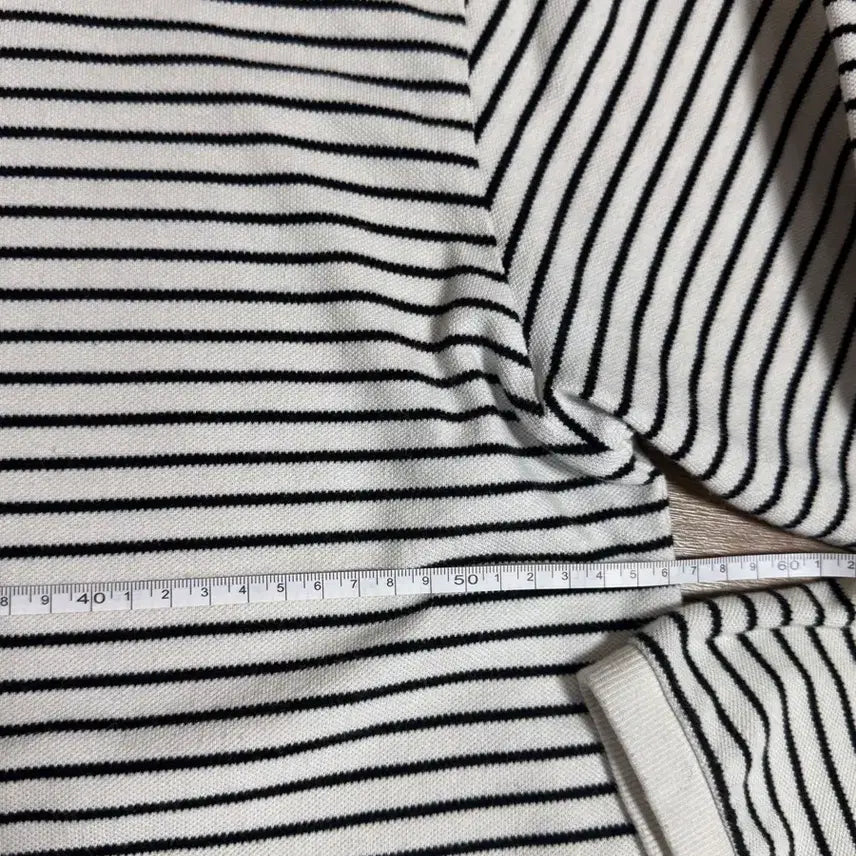 [BUNJANG] Blankroom Pique Striped Long Sleeve T-Shirt / 블랭크룸 피케 스트라이프 롱슬리브 티셔츠 긴팔 반팔 러프사이드 무신사