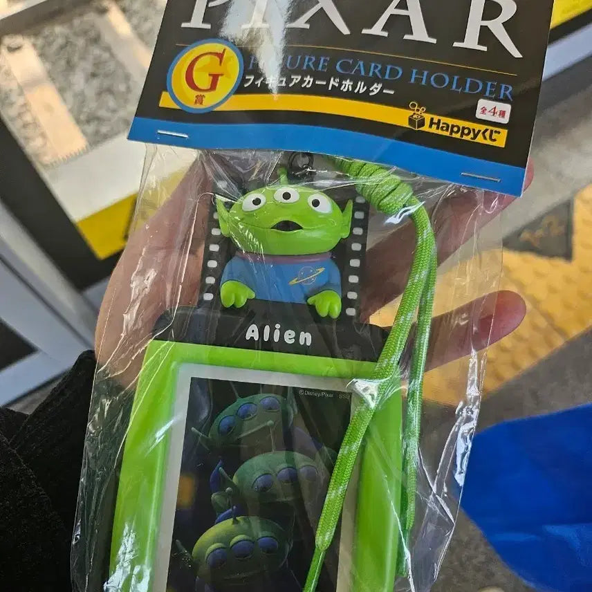 [BUNJANG] Disney Pixar Toy Story Alien Figure Card Holder / 디즈니 픽사 해피쿠지 2026 G상 토이스토리 에일리언 피규어 카드 홀더