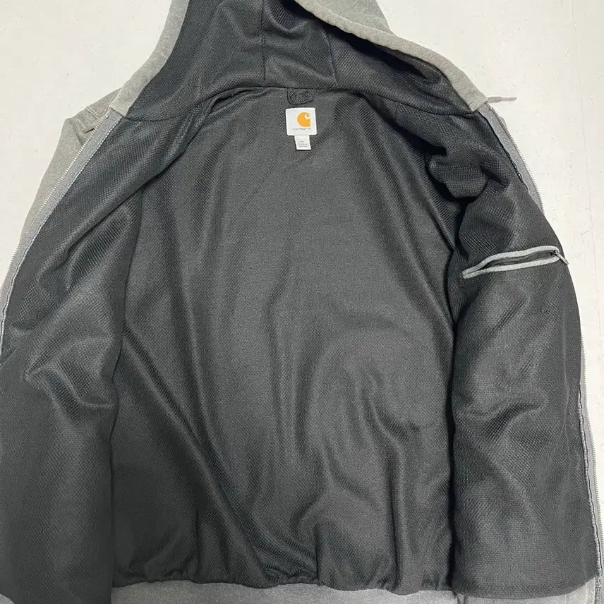 [BUNJANG] Carhartt Thermal Hooded Zip-up Carbon Heather M / 칼하트 써멀 후드집업 카본헤더 M