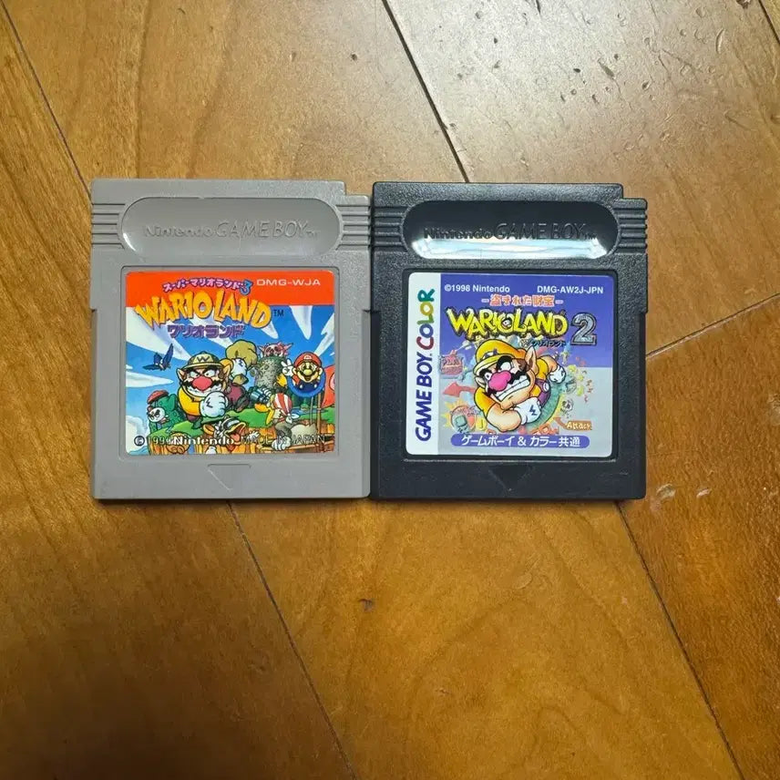 [BUNJANG] Nintendo Game Boy Wario Land 1 &amp; 2 Game Cartridge Pack / 닌텐도 게임보이 와리오랜드 1, 2팩