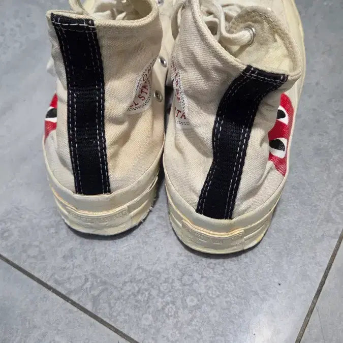 [BUNJANG] Comme des Garçons Converse High-Top Sneakers Size 245 / 꼼데가르송 컨버스 하이탑 245