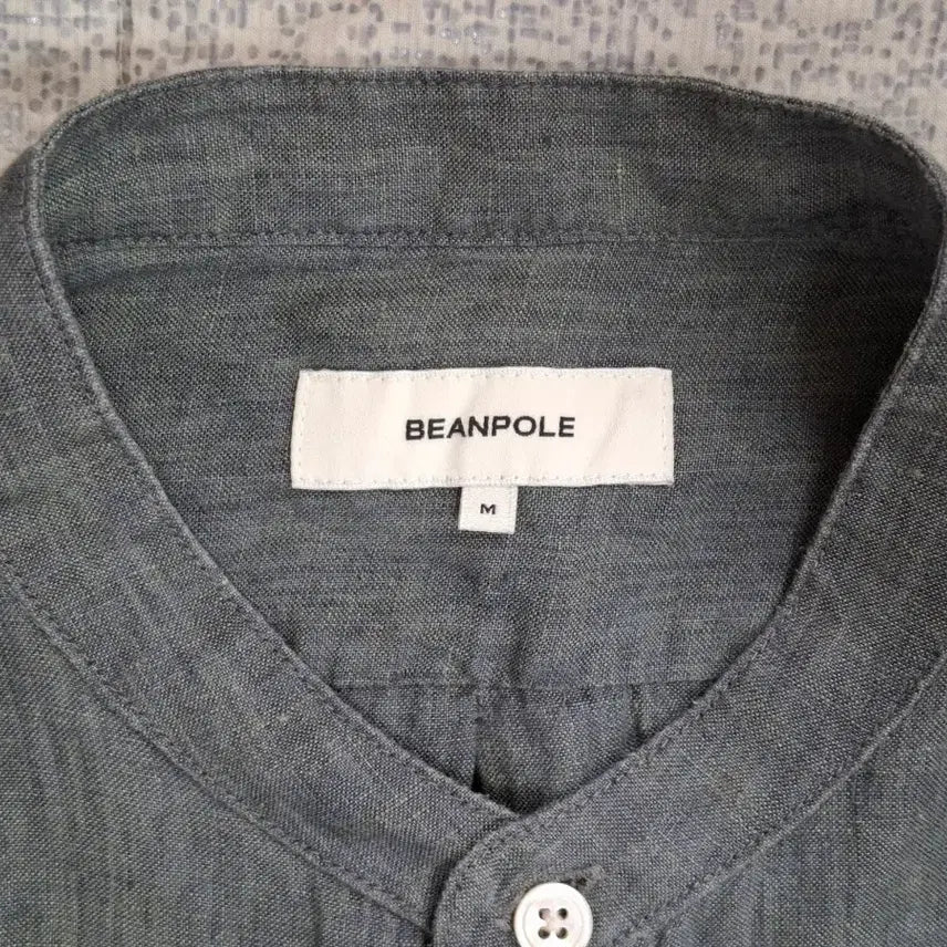 [BUNJANG] Beanpole Golf Luxury Henley Linen Shirt / (신형라벨) 빈폴 골프 럭셔리 헨리넥 린넨셔츠