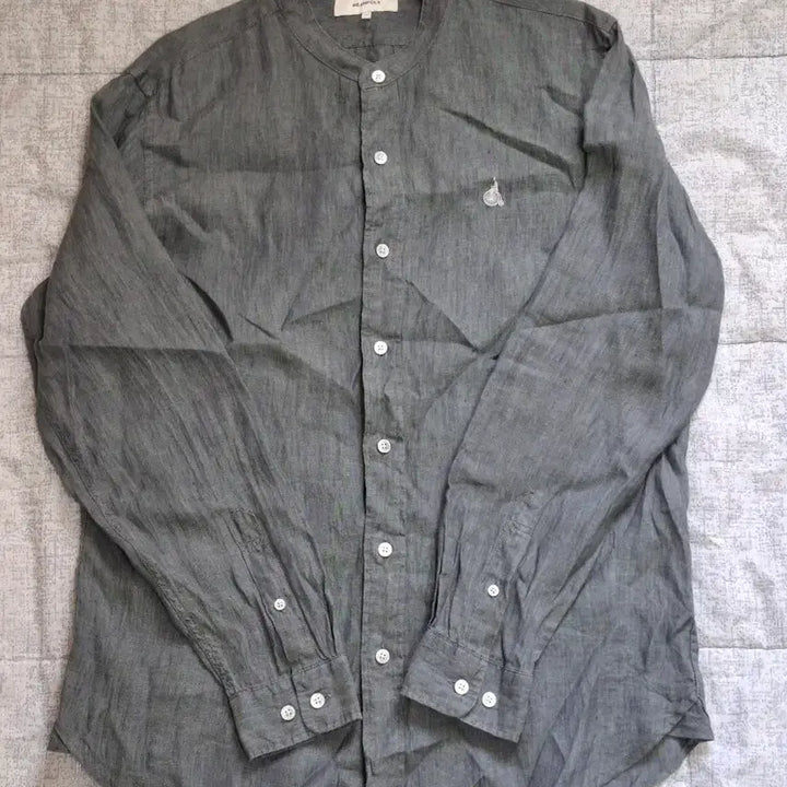 [BUNJANG] Beanpole Golf Luxury Henley Linen Shirt / (신형라벨) 빈폴 골프 럭셔리 헨리넥 린넨셔츠