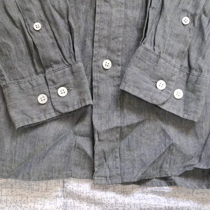 [BUNJANG] Beanpole Golf Luxury Henley Linen Shirt / (신형라벨) 빈폴 골프 럭셔리 헨리넥 린넨셔츠