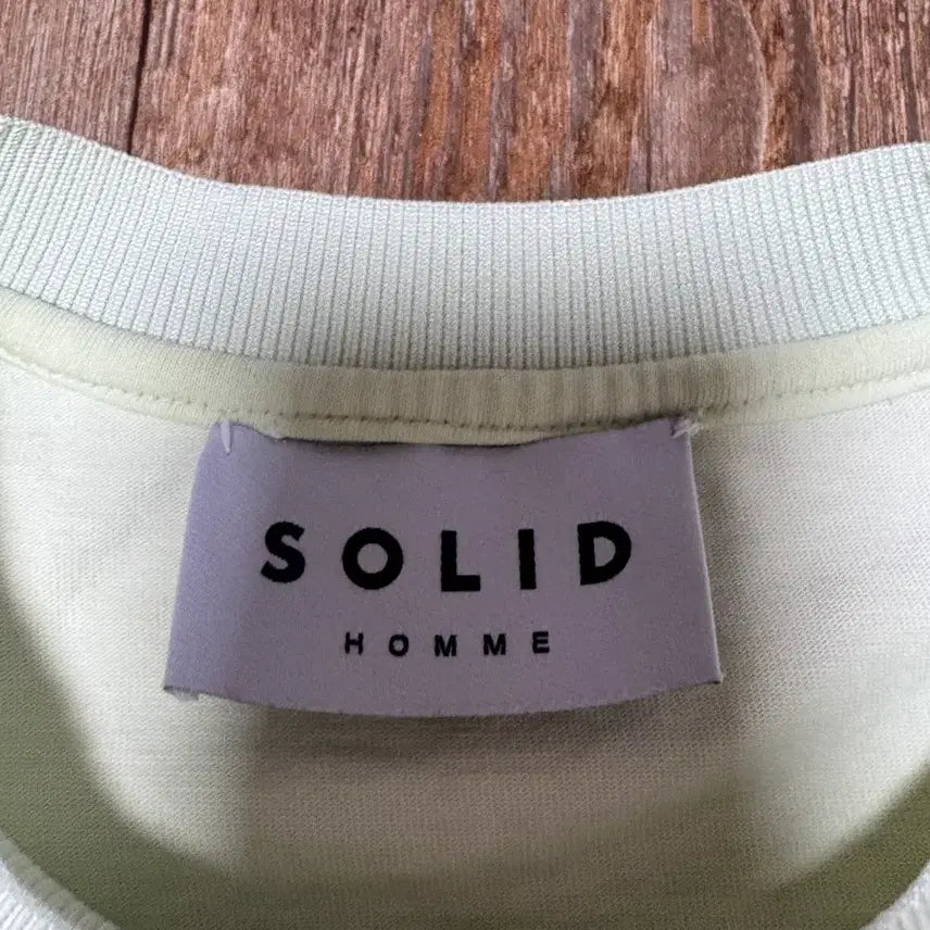[BUNJANG] Solid Homme Back Logo T-shirt Neon Wooyoungmi Long Sleeve / 솔리드옴므 백로고 반팔 티셔츠 형광 우영미 긴팔 무신사 솔드아웃 크림