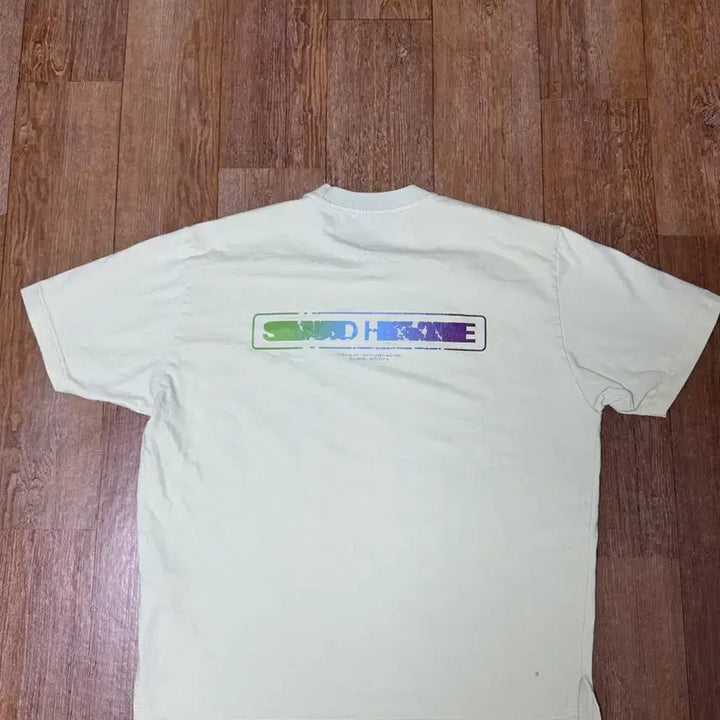 [BUNJANG] Solid Homme Back Logo T-shirt Neon Wooyoungmi Long Sleeve / 솔리드옴므 백로고 반팔 티셔츠 형광 우영미 긴팔 무신사 솔드아웃 크림