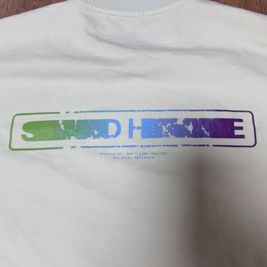 [BUNJANG] Solid Homme Back Logo T-shirt Neon Wooyoungmi Long Sleeve / 솔리드옴므 백로고 반팔 티셔츠 형광 우영미 긴팔 무신사 솔드아웃 크림