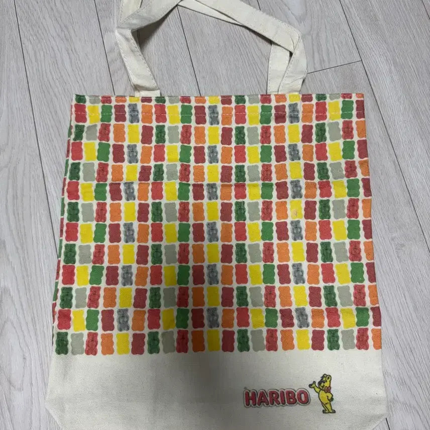 [BUNJANG] Haribo Gummy Bear Canvas Eco Bag / [새상품] 하리보 젤리 에코백