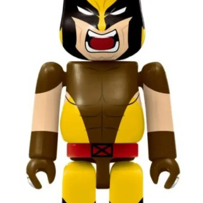 [BUNJANG] Bearbrick x Marvel X-Men Wolverine Brown Costume 400% / 베어브릭 x 마블 엑스맨 해피 로터리 울버린 브라운 코스튬 400%