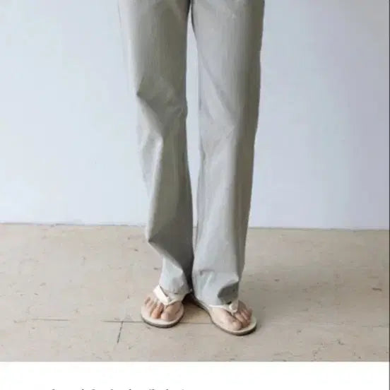 [BUNJANG] UGST Beige Straight Denim Pants / UGST어그스트 베이지 스트레이트 데님 팬츠 1