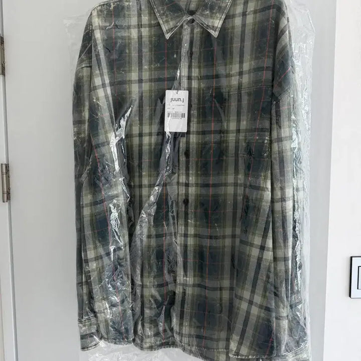 [BUNJANG] Juun.J 26SS Island Shirt Green / [48] 준지 26ss 아일랜드 셔츠 그린 새상품