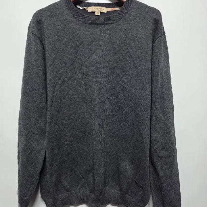 [BUNJANG] Burberry Grey Knit Sweater (XXL) / (XXL) 77~88 버버리 그레이 니트 스웨터