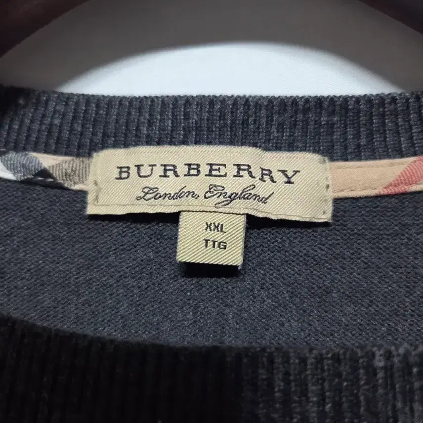 [BUNJANG] Burberry Grey Knit Sweater (XXL) / (XXL) 77~88 버버리 그레이 니트 스웨터
