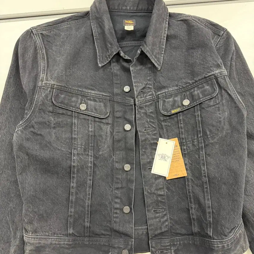 [BUNJANG] RRL Trucker Jacket Black Lot 271 Size L / 더블알엘 rrl 트러커 신형 블랙 lot 271 L사이즈