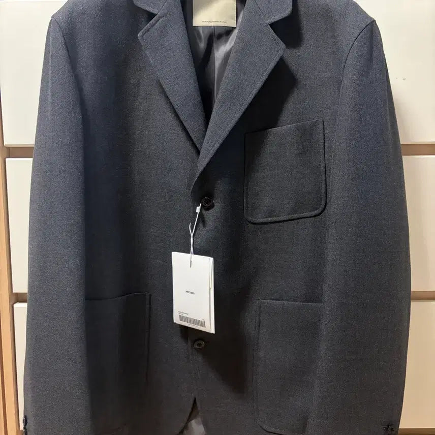 [SOLD OUT] (택 달린 24ss 상품) 포터리 울 스포츠 셋업 (다크 그레이)