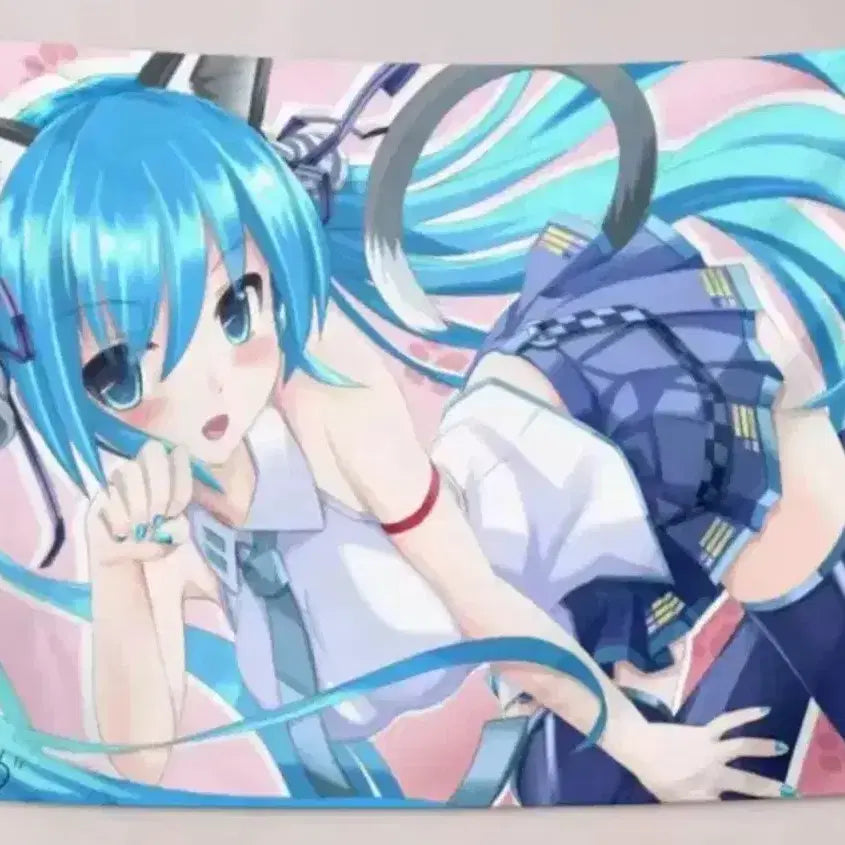 [BUNJANG] Hatsune Miku Tapestry Poster (Sealed) / 미개봉 미소녀 하츠네 미쿠 테피스트리 포스터 판매합니다