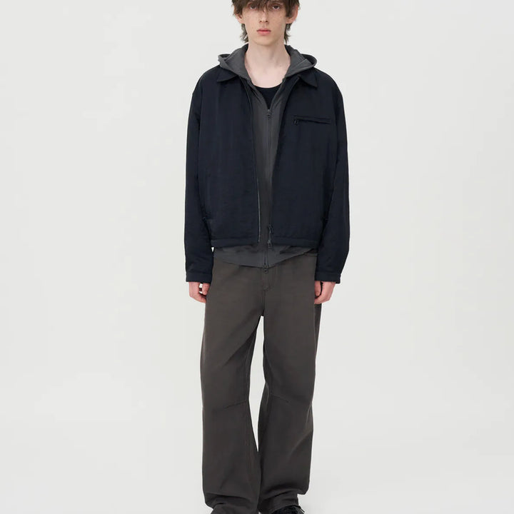 [BUNJANG] Insilence Dart Wide Denim Pants (Brown) - Men&