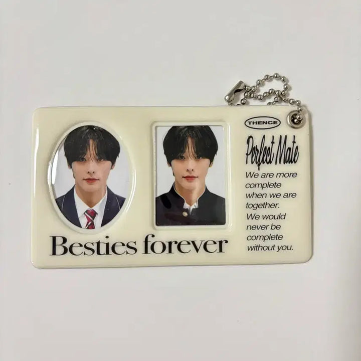 [BUNJANG] Thence Mate Photo Key Holder Keyring Ivory Cream / 덴스 thence 메이트포토 키홀더 키링 아이보리 크림