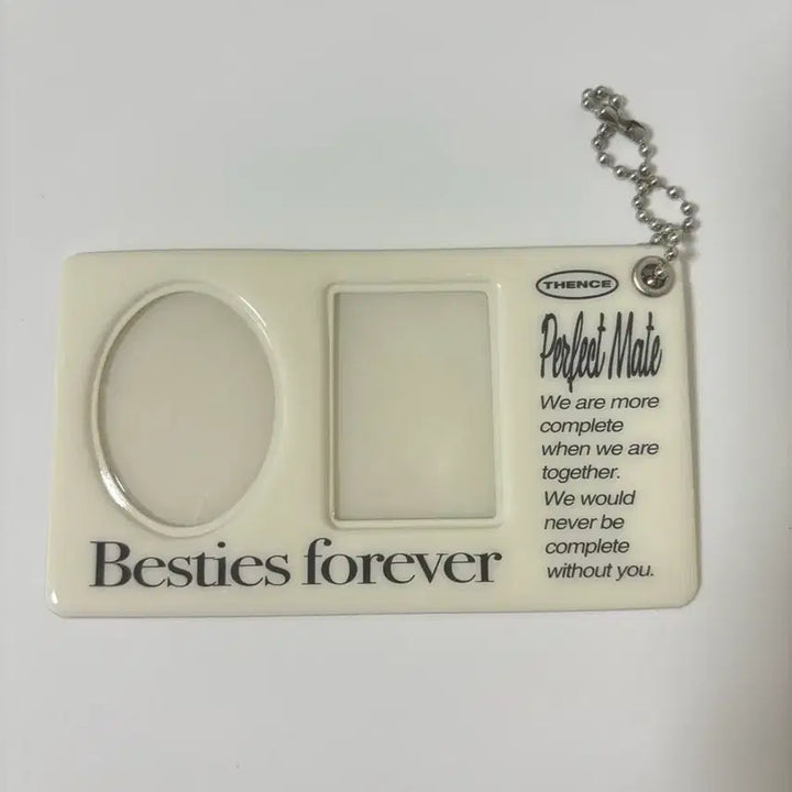 [BUNJANG] Thence Mate Photo Key Holder Keyring Ivory Cream / 덴스 thence 메이트포토 키홀더 키링 아이보리 크림