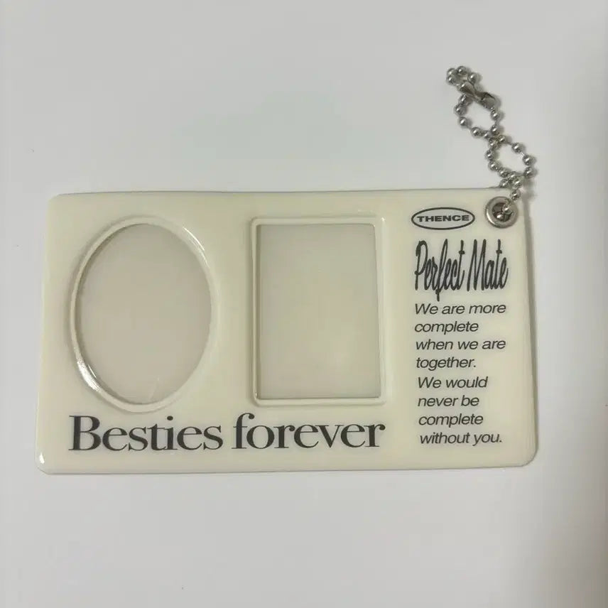 [BUNJANG] Thence Mate Photo Key Holder Keyring Ivory Cream / 덴스 thence 메이트포토 키홀더 키링 아이보리 크림