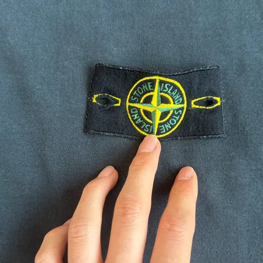 [BUNJANG] Stone Island Long Sleeve Sweatshirt Black / {정품/새상품급} 스톤아일랜드 롱슬리브,맨투맨