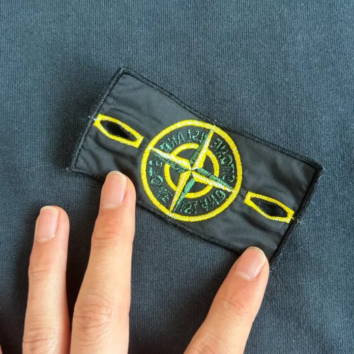 [BUNJANG] Stone Island Long Sleeve Sweatshirt Black / {정품/새상품급} 스톤아일랜드 롱슬리브,맨투맨