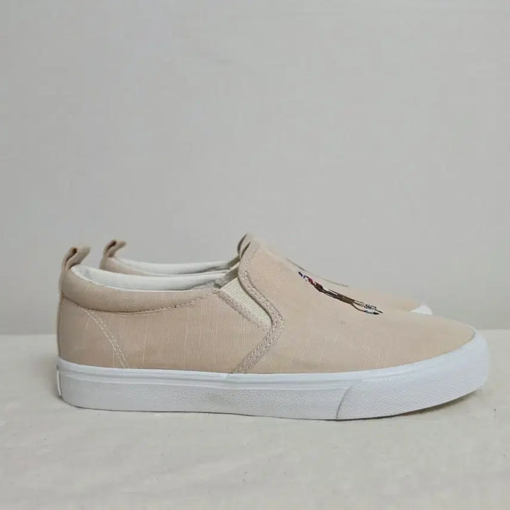 [BUNJANG] Polo Ralph Lauren Beige Slip-on Sneakers / 235폴로 랄프로렌 베이지 슬립온 스니커즈  -863