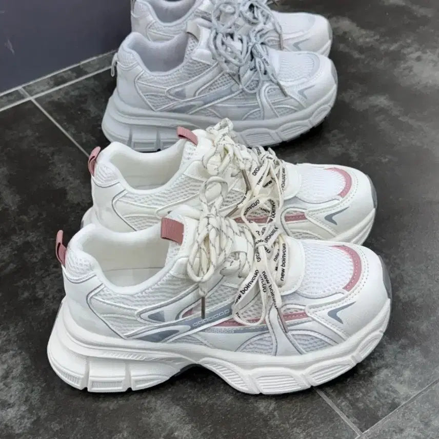 [BUNJANG] Mesh Chunky Sneakers / 매쉬 어글리 스니커즈 망사 운동화