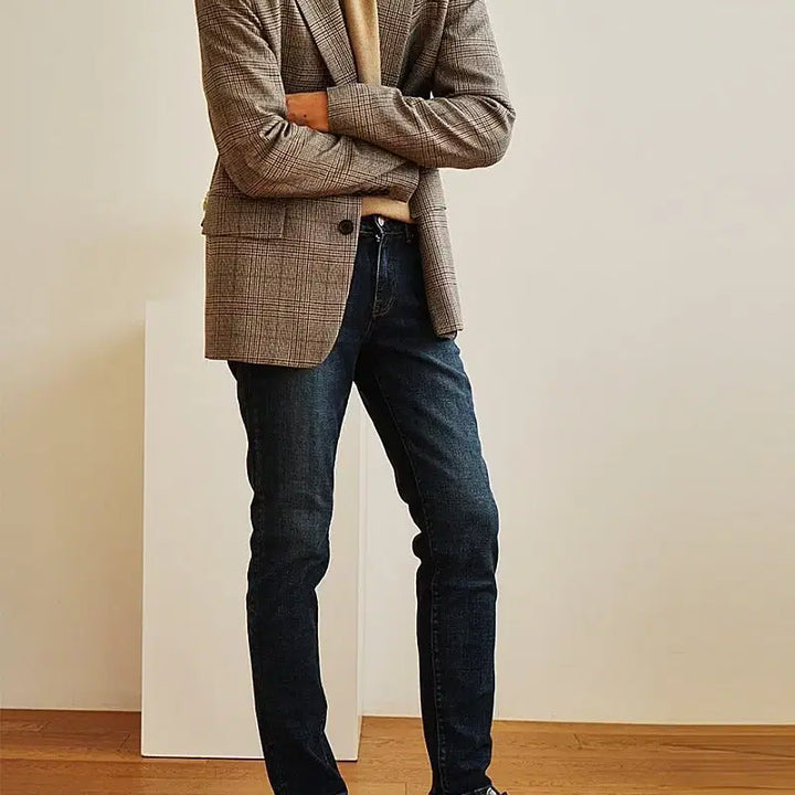 [BUNJANG] LIMRIM LEARVE Two-Button Check Jacket / (구) LIMRIM ((현) LEARVE) / 투버튼 체크자켓 / L