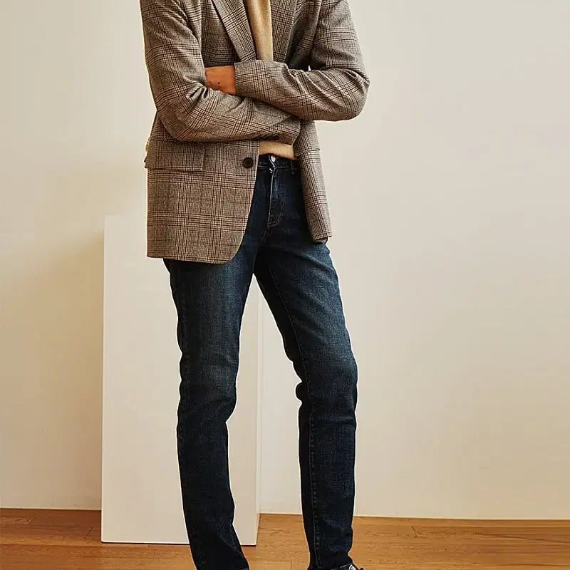 [BUNJANG] LIMRIM LEARVE Two-Button Check Jacket / (구) LIMRIM ((현) LEARVE) / 투버튼 체크자켓 / L