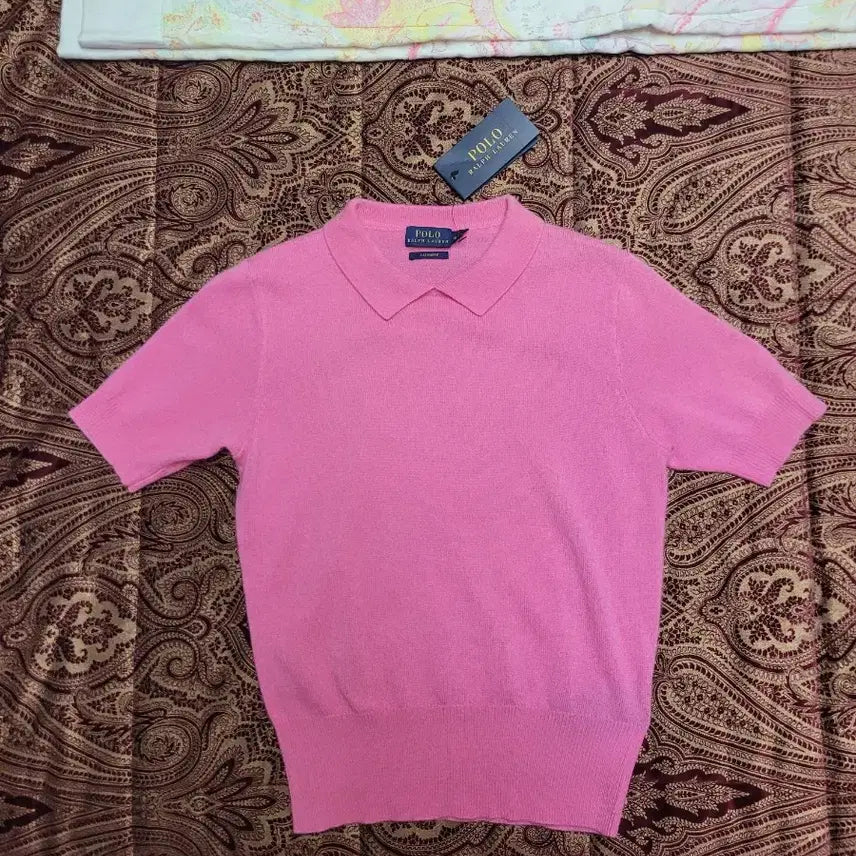 [BUNJANG] Polo Ralph Lauren 100% Cashmere Short Sleeve Top / (택상품)폴로랄프로렌 캐시미어100%반팔
