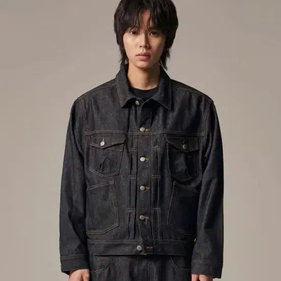 [BUNJANG] IDWS Bolly Raw Denim Jacket / 아이돈워너셀 IDWS Bolly Raw Denim Jacket Indig