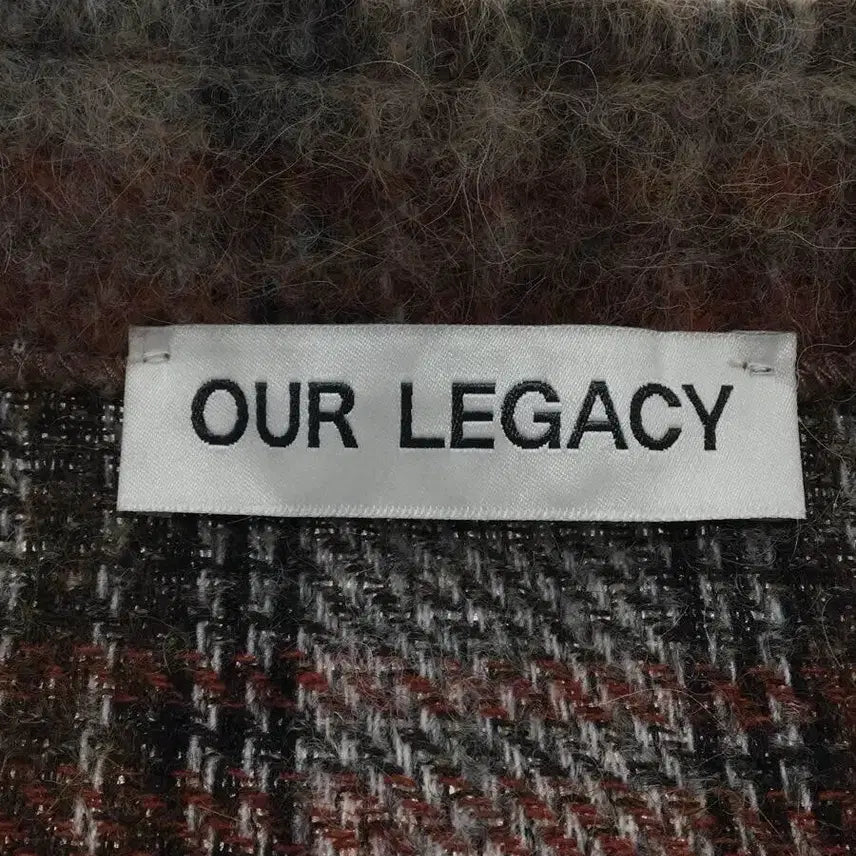 [BUNJANG] Our Legacy Mohair Arment Check Cardigan / [48] 아워레가시 모헤어 어멘트 체크 가디건
