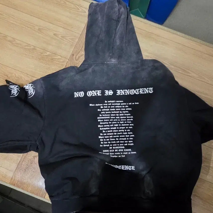 [BUNJANG] Skizminducing Washed Hoodie / 스키즘인듀싱 후드티