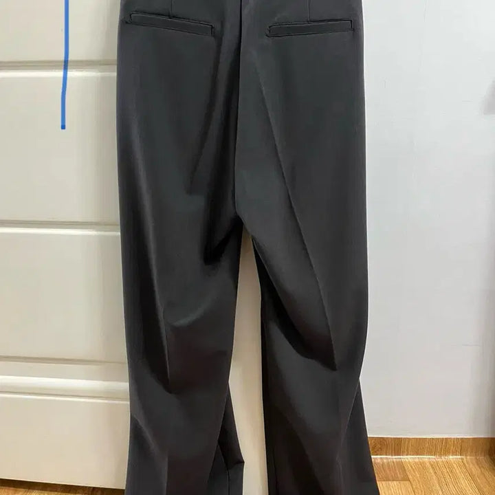 [BUNJANG] Wonlog WONT Pin Tucked Slacks Charcoal Bundle Set / 원로그 자체제작 슬랙스 차콜 XS 2장 일괄
