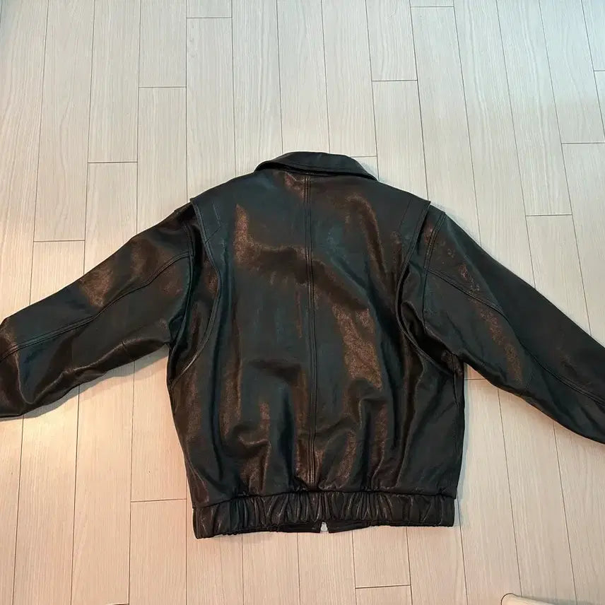 [BUNJANG] Dopejason Premium Lambskin Bomber Jacket XL / 도프제이슨 프리미엄 베지터블 램스킨 보머 가죽 자켓 XL